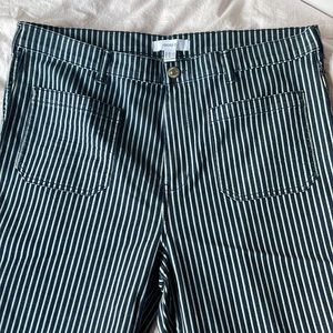 Navy Pin-Stripped Straight Leg Pants NWOT